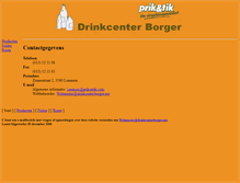 Tablet Screenshot of drinkcenterborger.net